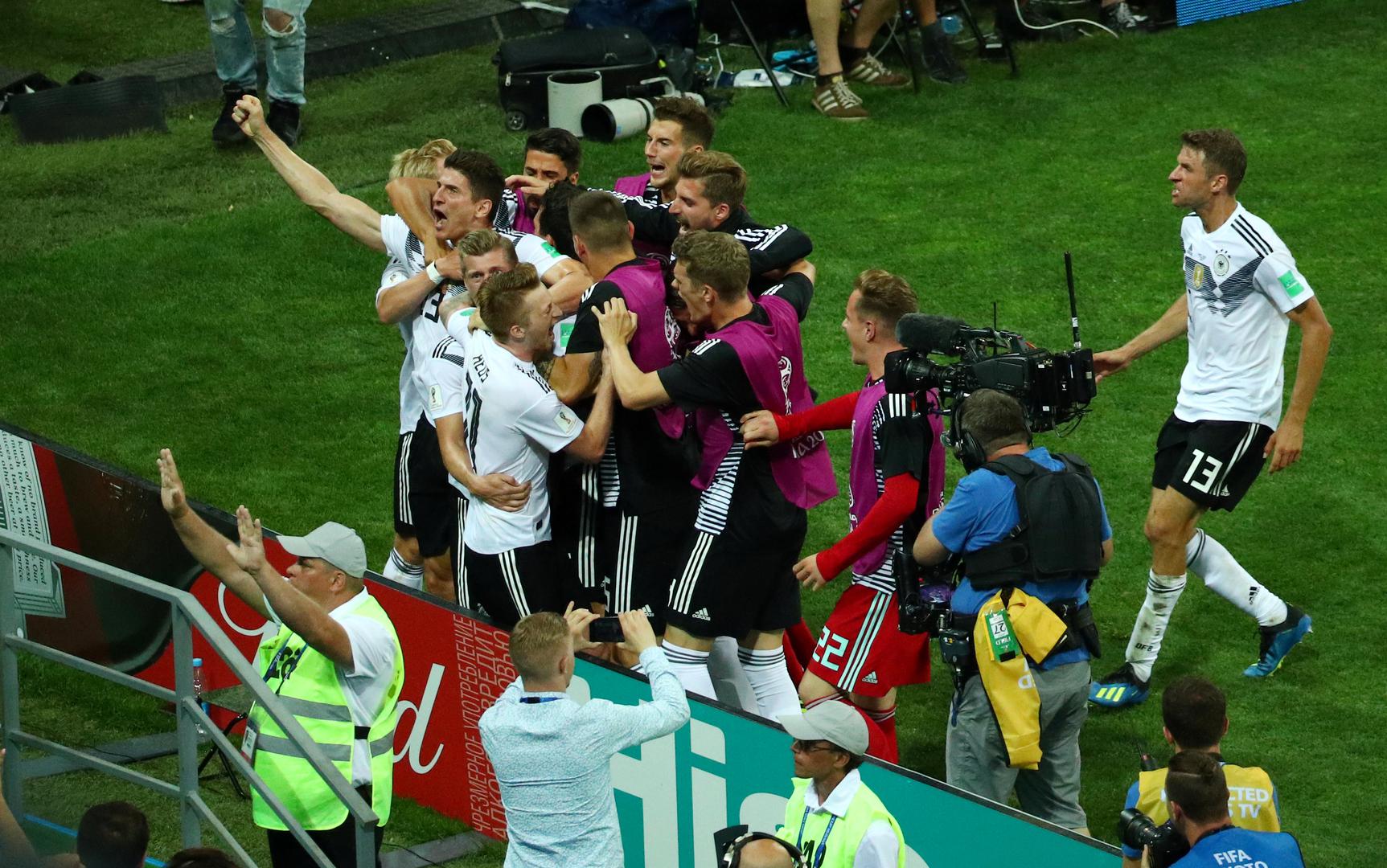 Rezultat na semaforu pokazivao je 1:1, Njemačka je bila na pragu ispadanja sa Svjetskog prvenstva, a onda se ukazao Toni Kroos i zabio golčinu za pobjedu 2:1.

