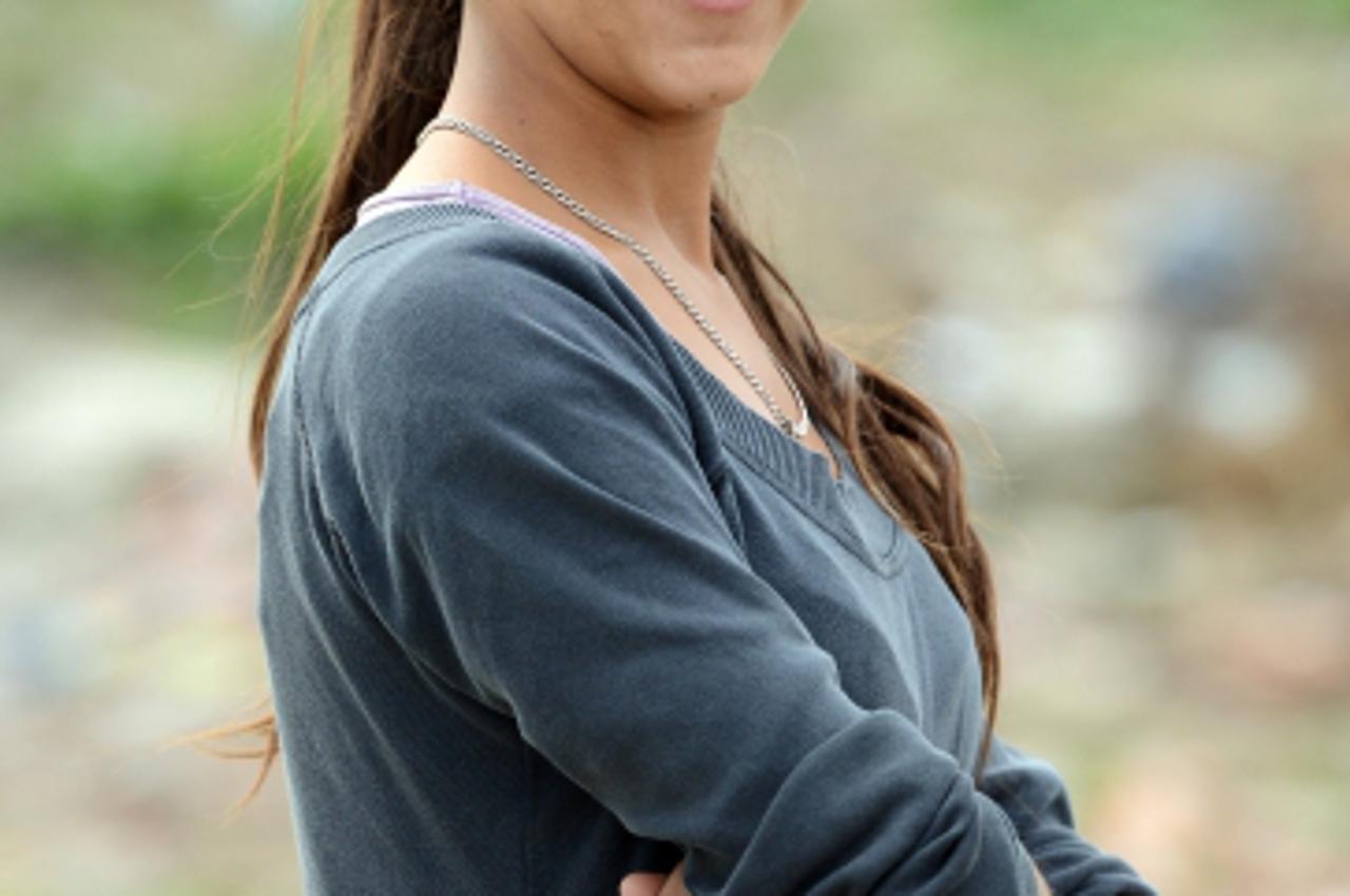 '15.09.2013., Orehovica - Romkinja Valentina Ignac nakon zavrsene osnovne skole nije upisala srednju skolu. Photo: Marko Jurinec/PIXSELL'