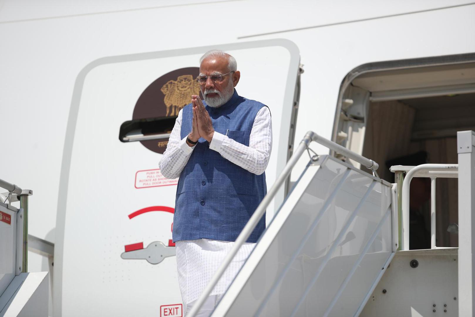 18.06.2025., Zagreb - Dolazak predsjednika Vlade Republike Indije Narendre Modija u Zracnu Luku "Franjo Tudjman" Photo: Slavko Midzor/PIXSELL