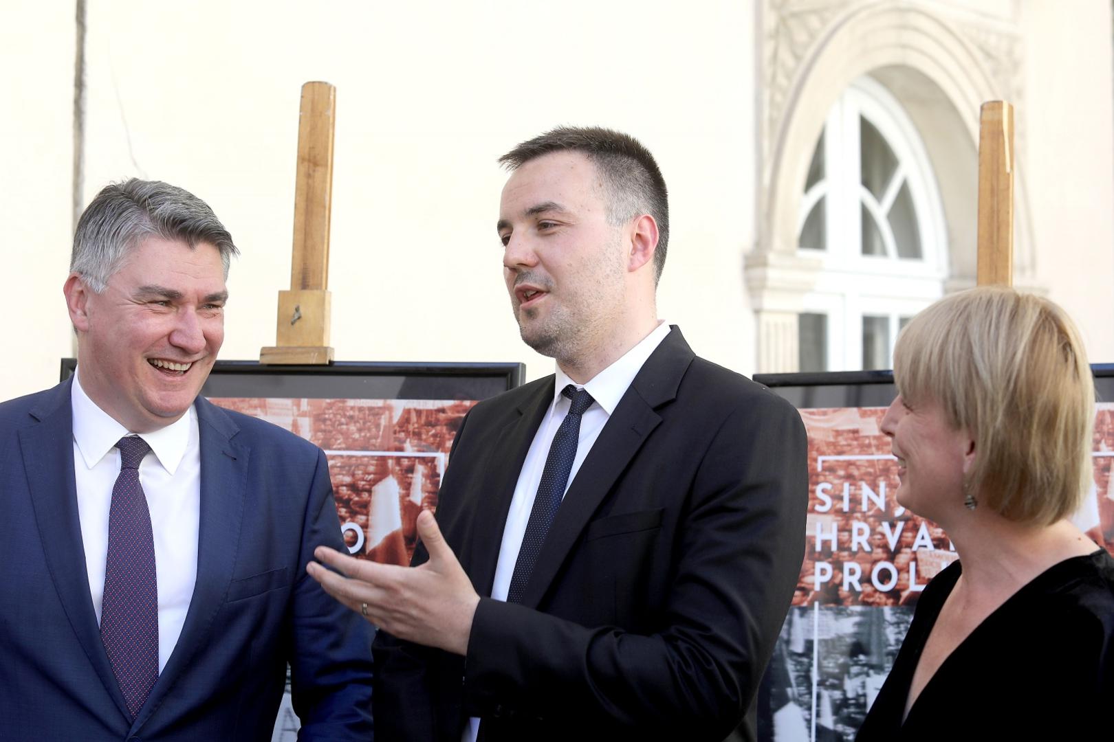 11.05.2021., Zagreb - Predsjednik Republike Zoran Milanovic sudjelovao je u Klovicevim dvorima na predstavljanju zbornika radova „Sinj i Hrvatsko proljece“ prigodom obiljezavanja 50. godina Hrvatskog proljeca.Photo: Patrik Macek/PIXSELL