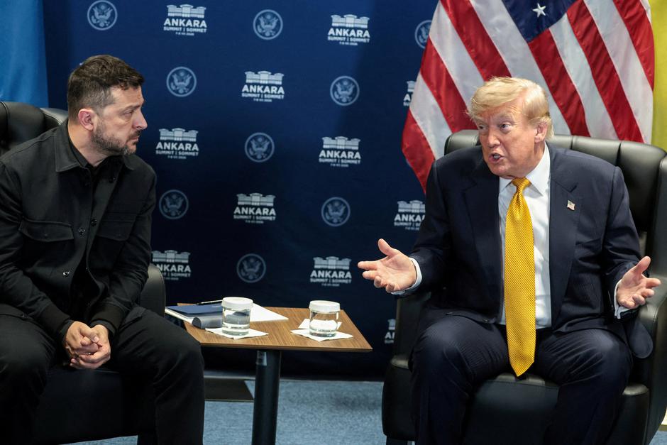 FILE PHOTO: U.S. President Donald Trump attends the NATO summit in Ankara
