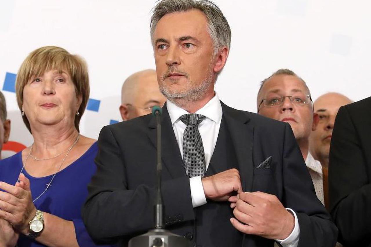 Zagreb: Doček izbornih rezultata u stožeru Domovinskog pokreta