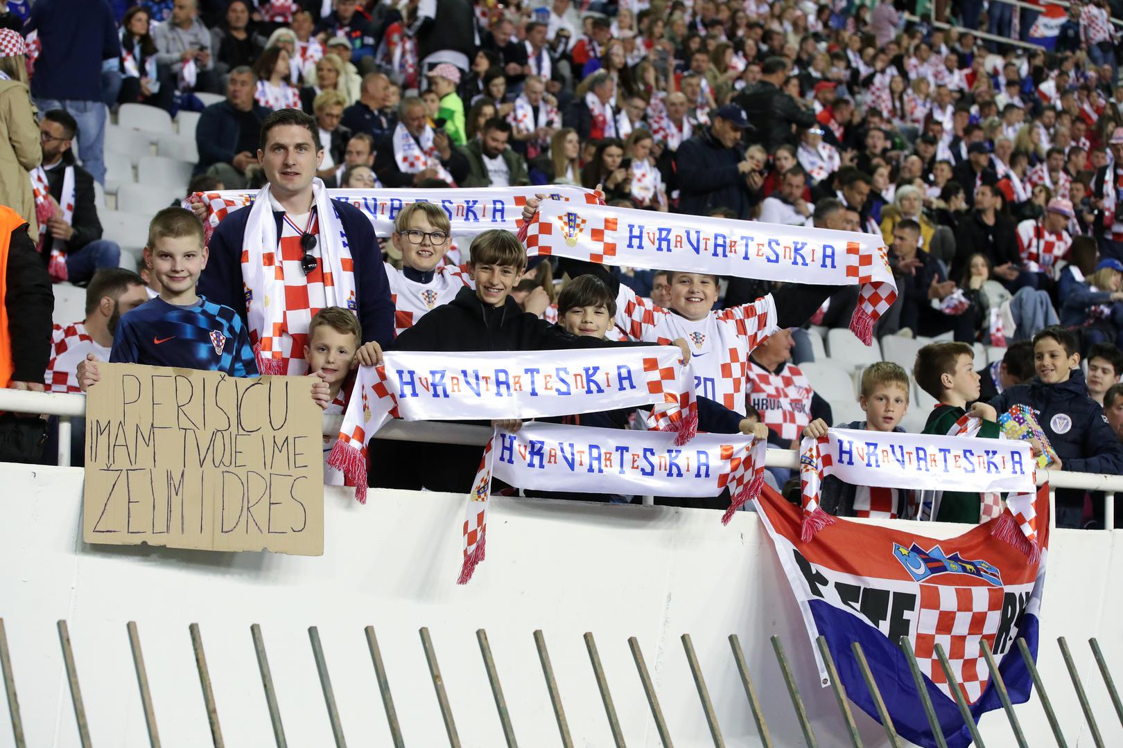 25.03.2023. Split, stadion Poljud  - Utakmica kvalifikacija za EURO 2024, Hrvatska – Wales. Photo: Matija Habljak/PIXSELL