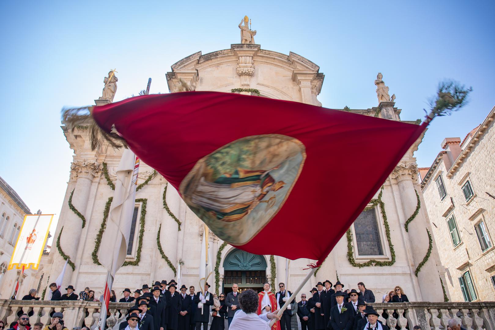 Ova crkva u Dubrovniku izgrađena je u baroknom stilu, na mjestu nekadašnje romaničke crkve. Crkva nosi ime zaštitnika grada Dubrovnika, a sagrađena je na mjestu starije romaničke crkve, koja je preživjela veliki potres 1667. godine, ali je izgorjela u požaru 1706. godine. Crkva je oštećena u potresu godine 1979. godine, pa i u Domovinskom ratu (1991. - 1992.) kada je oštećena brojnim projektilima. Na glavnom mramornom oltaru nalazi se kip sveca zaštitnika, a 'preživio' je potres i požar u crkvi. 
