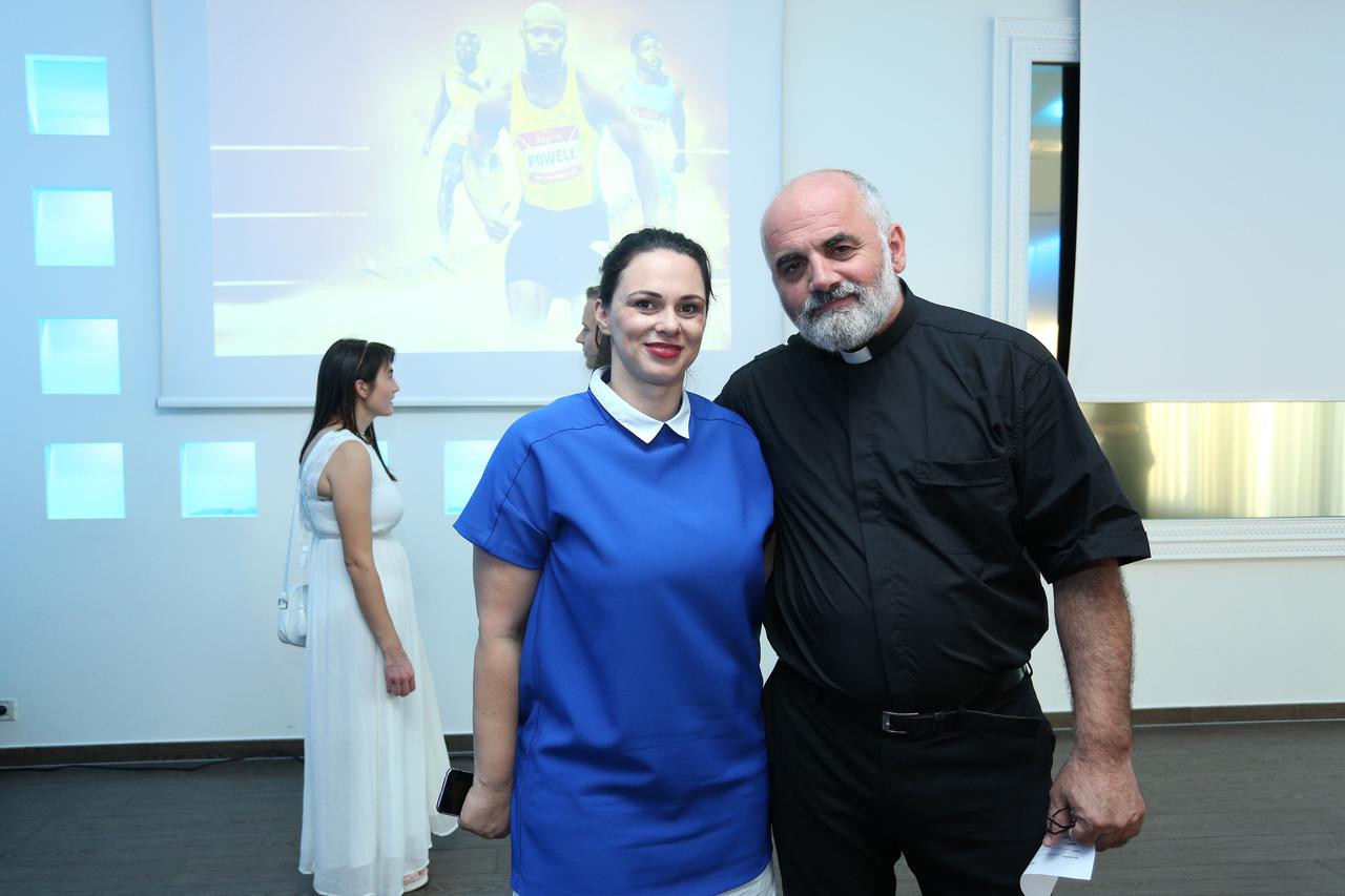 29.06.2016., Zagreb -  U Matisu Absolut Loungeu odrzana je humanitarna aukcija predmeta velikih sportskih imena koju organizira Studentski katolicki centar Palma. Ivan Manduric , Ivana Brkljacic.  Photo: Anto Magzan/PIXSELL