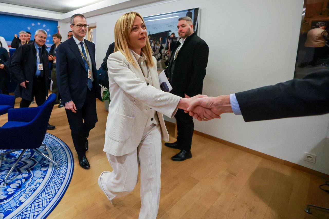 EU Leaders attend a migration breakfast prior to EU Summit