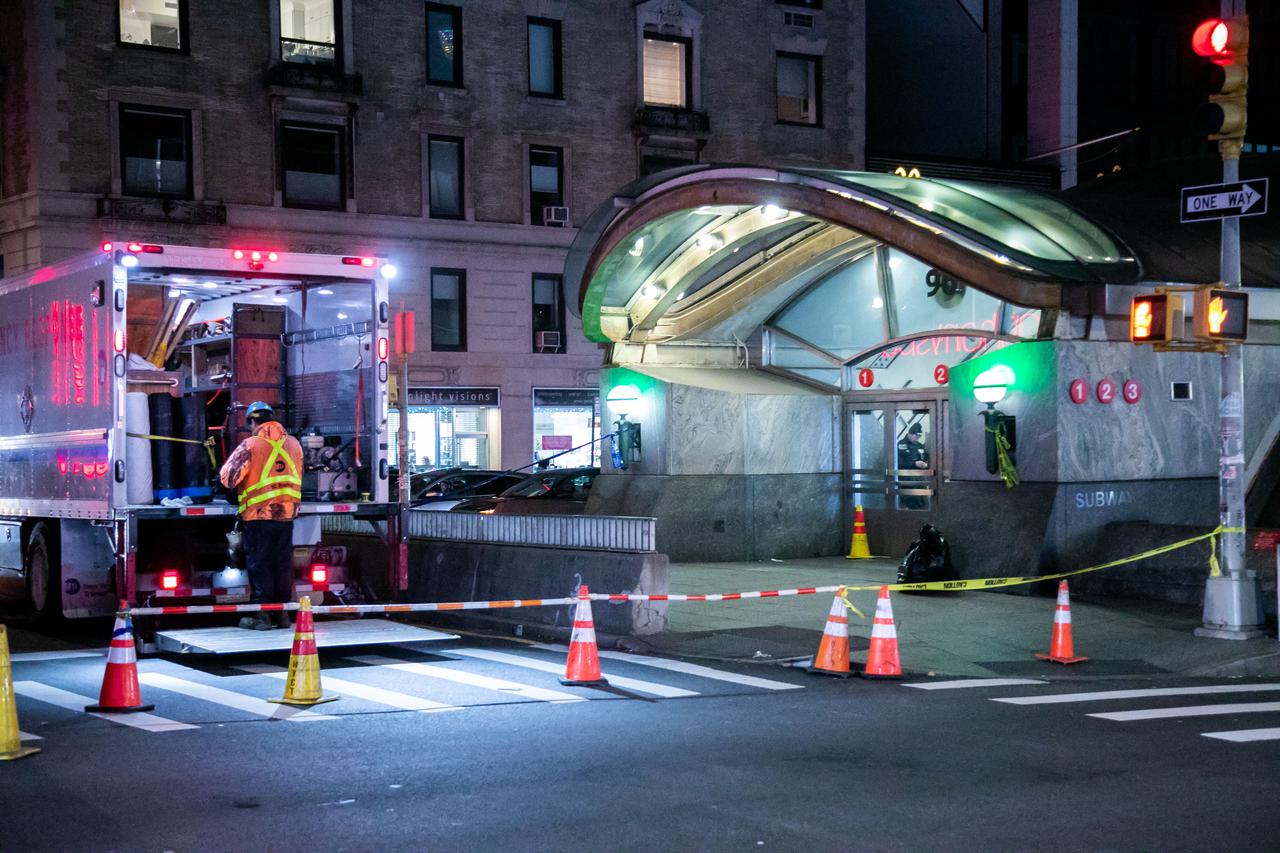 U.S.-NEW YORK-SUBWAY-DERAILMENT