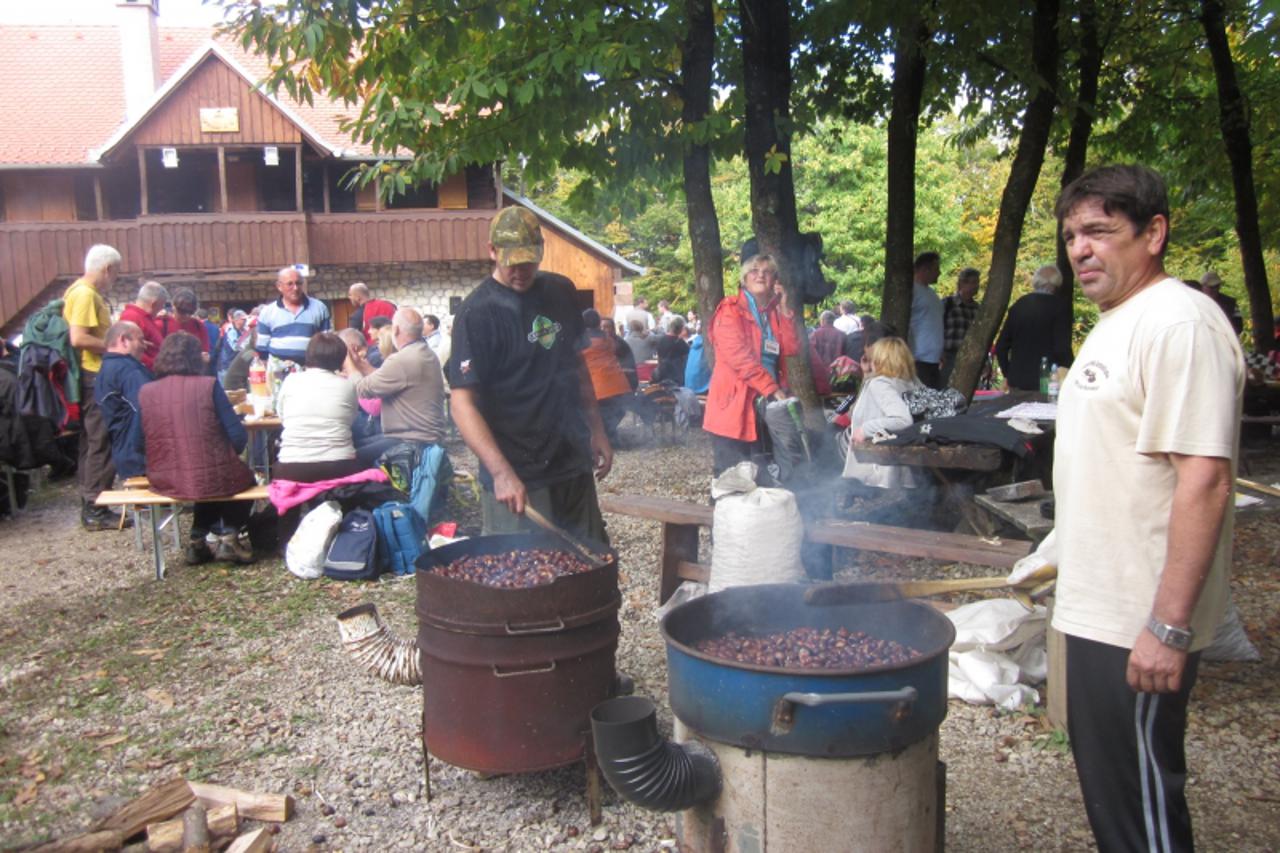 Berba kestena u Petrinji