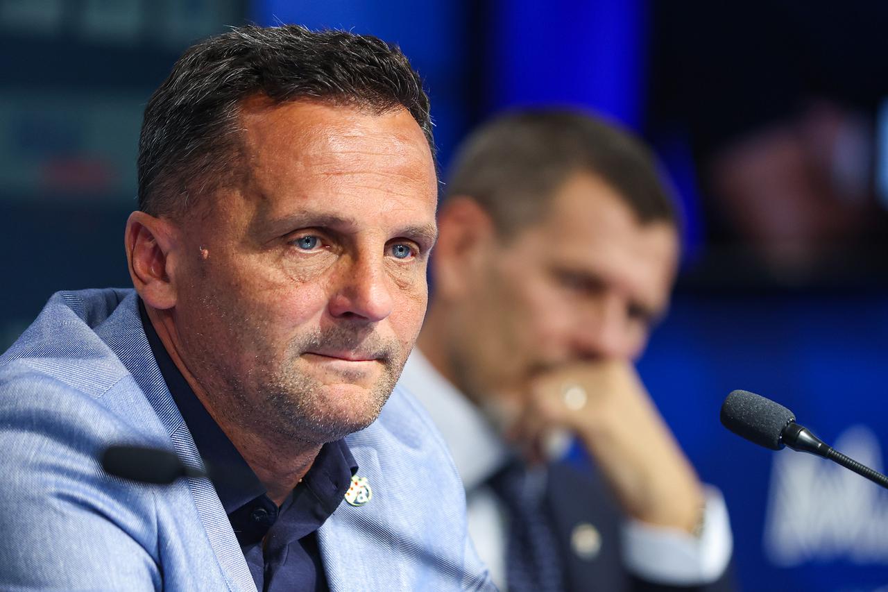 Zagreb: Na konferenciji za medije Dinamo predstavio novog trenera Maria Kovačevića