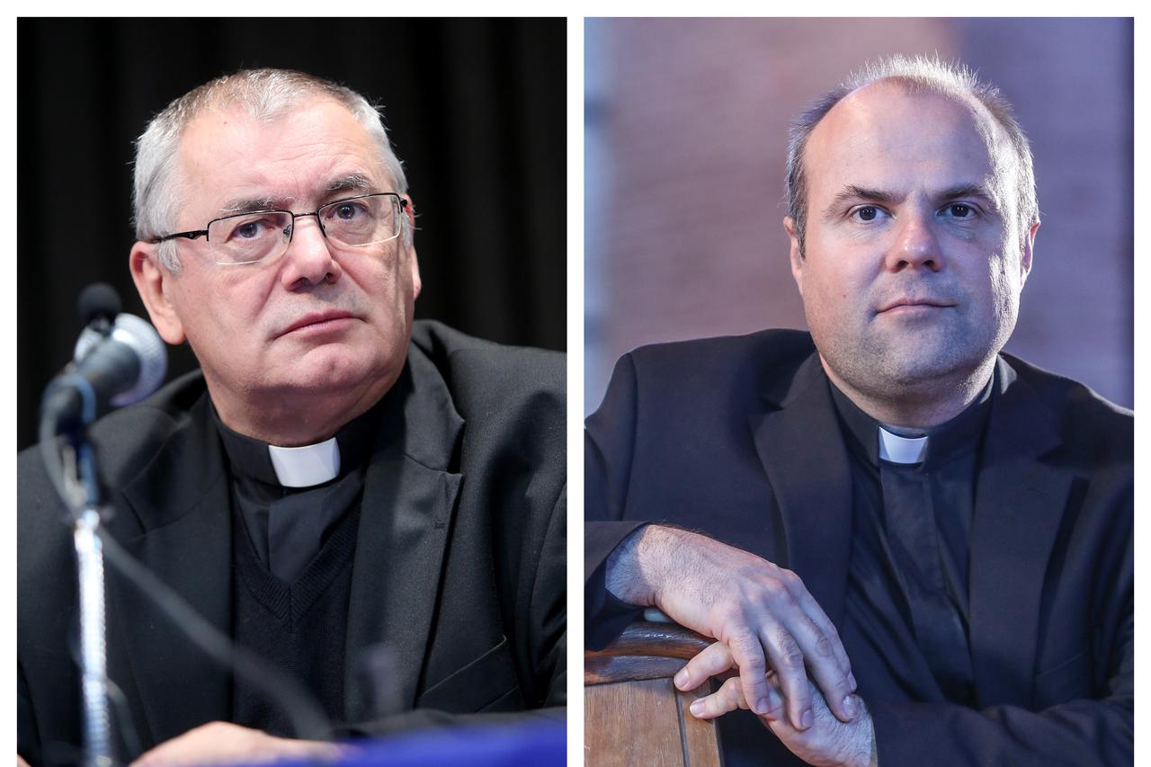 Mons. Ivan Miklenić i don Damir Stojić