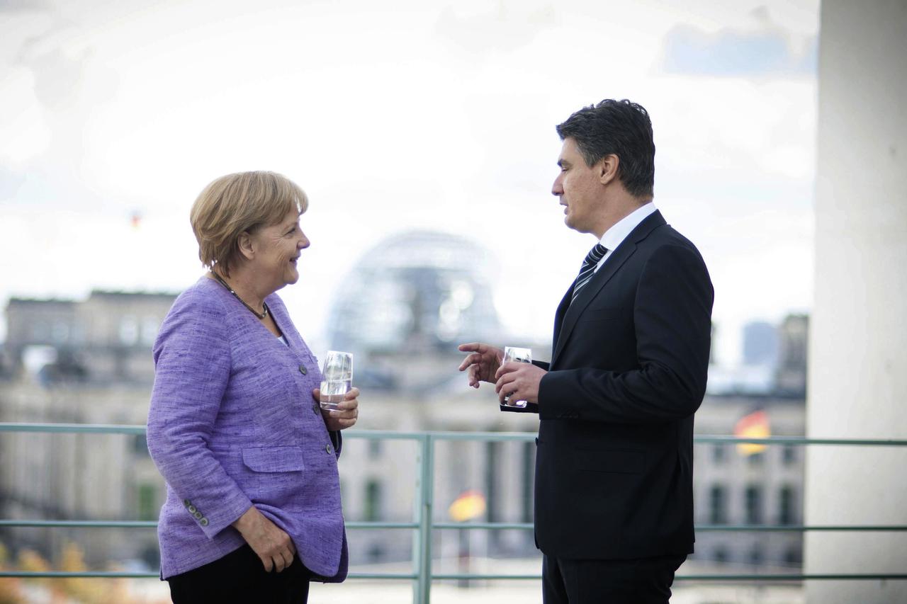 German Chancellor meets Croatian Prime Minister