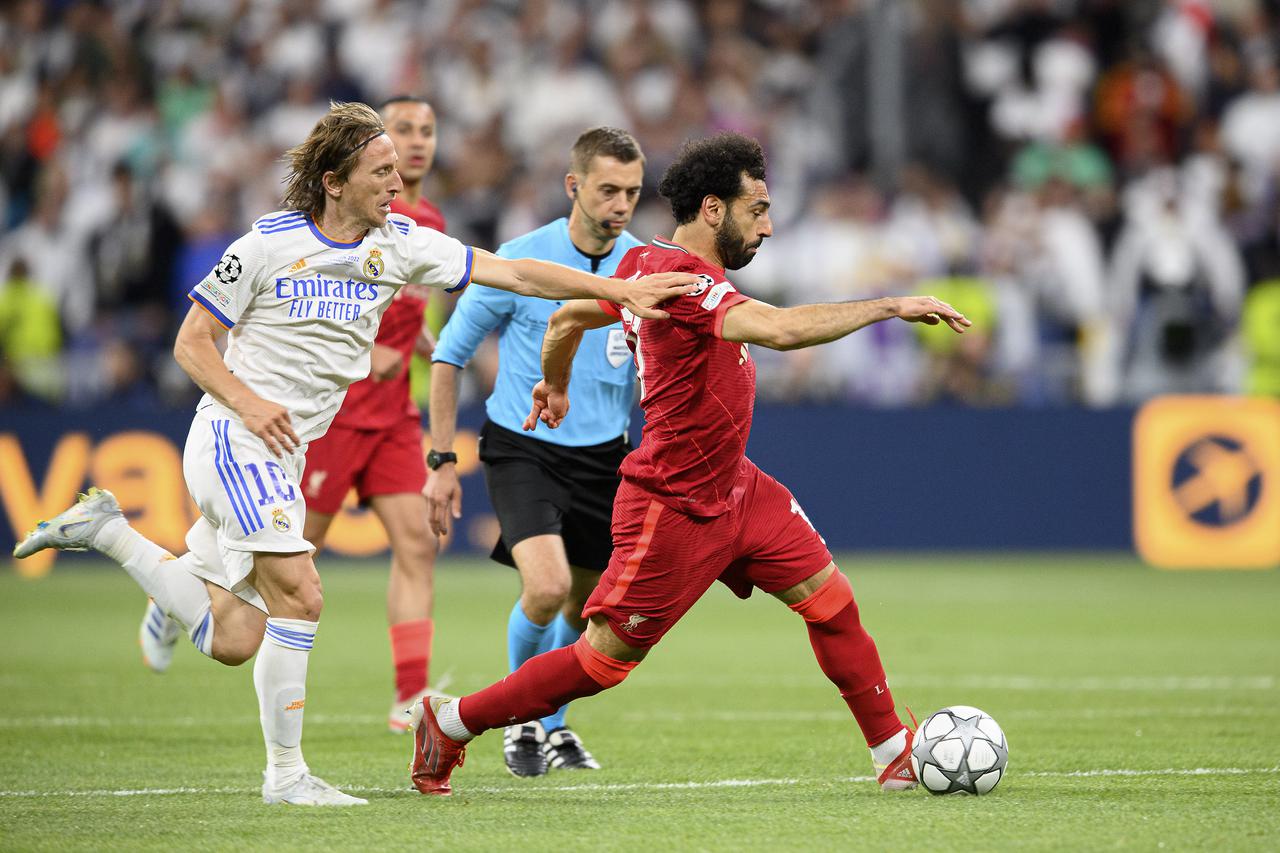 Soccer Champions League Final 2022/ Liverpool FC - Real Madrid 0:1.