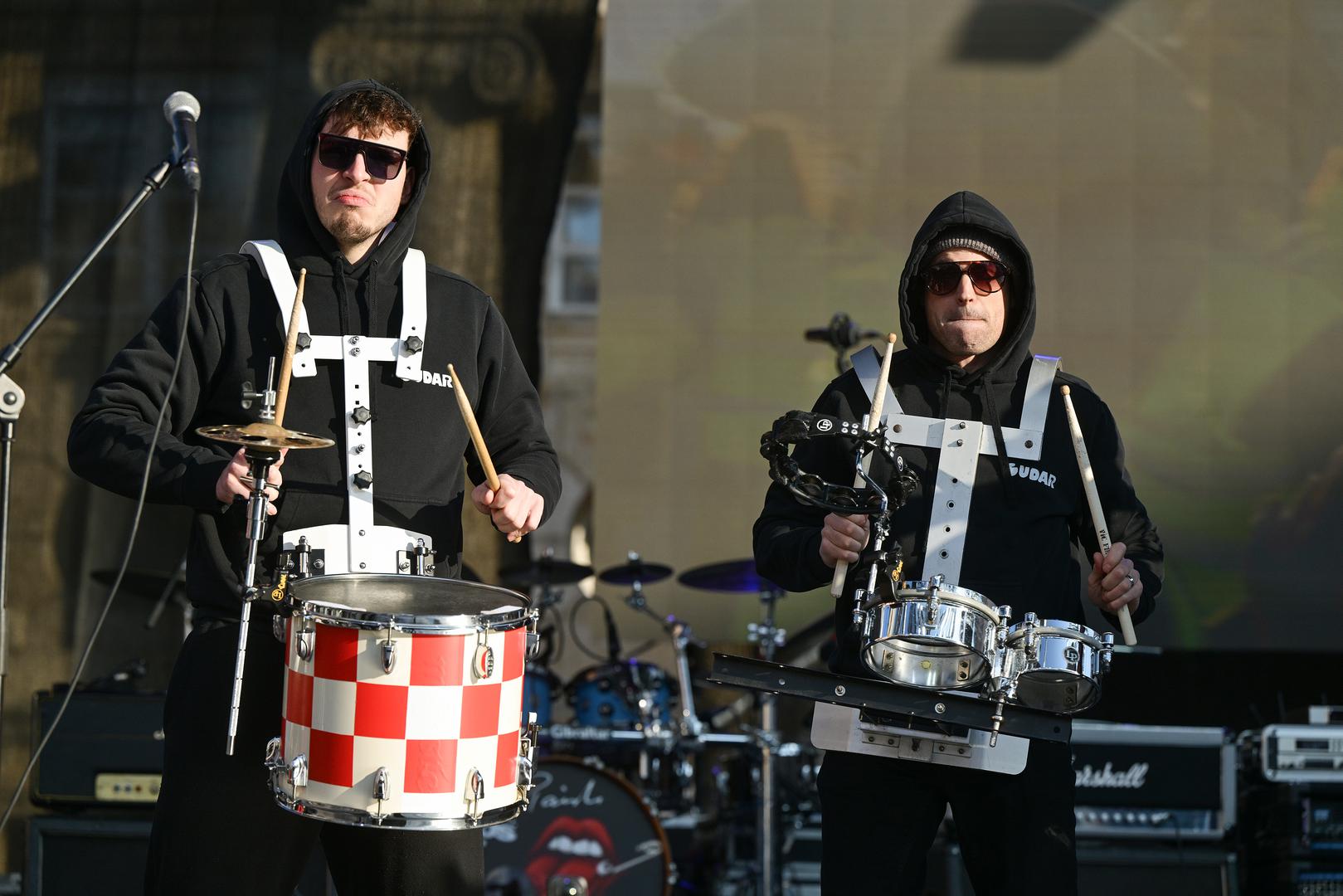 03.02.2025., Zagreb - Svecani docek hrvatske rukometne reprezentacije u Zagrebu nakon osvojenog drugog mjesta na Svjetkom prvenstvu.
 Photo: Neva Zganec/PIXSELL
