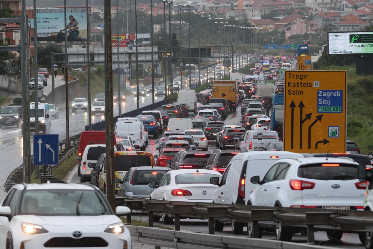 Split: Prometni kolaps na prometnicama