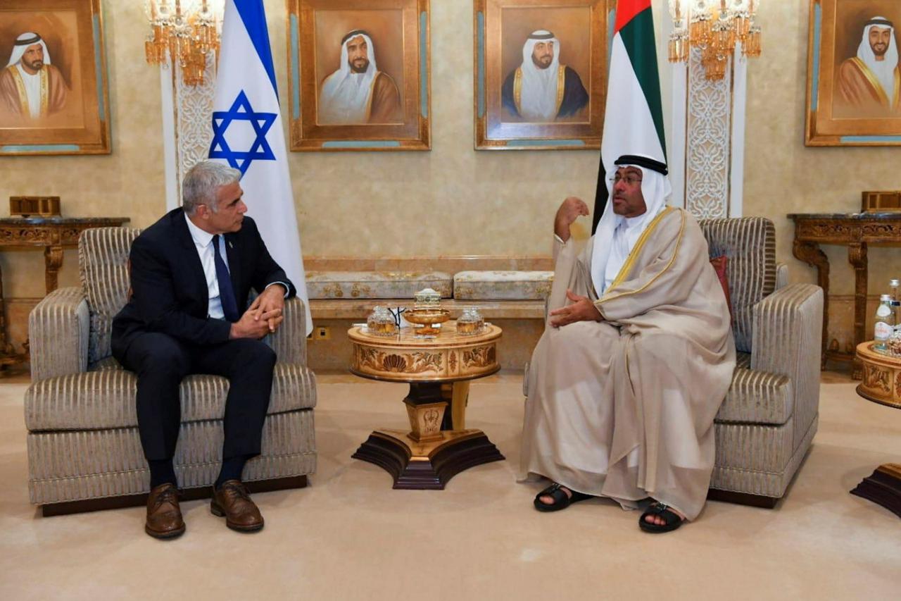 Israeli foreign minister in UAE on first official visit