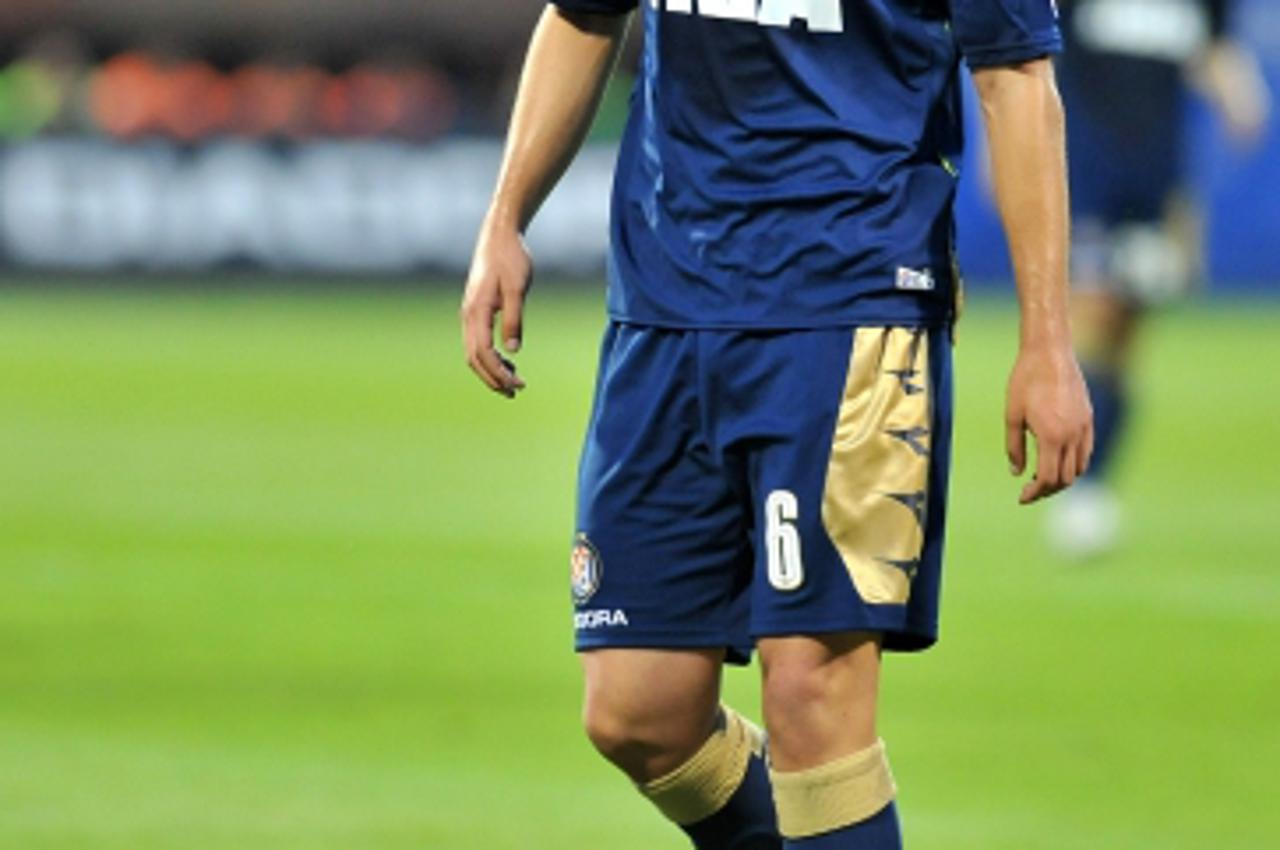 \'04.08.2010., Maksimir, Zagreb - Uzvratni susret treceg pretkola Lige prvaka Dinamo - Serif (Moldavija). Arijan Ademi Photo: Antonio Bronic/PIXSELL\'