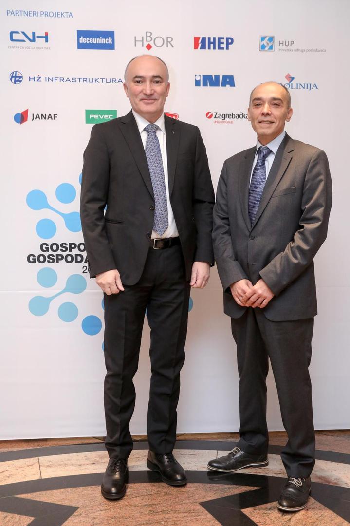 02.12.2019., Zagreb - U hotelu Westin odrzano je proglasenje gospodarstvenika i gospodarskog dogadjaja 2019. godine. Ivan Tolj, Vladimir NisevicPhoto: Borna Filic/PIXSELL