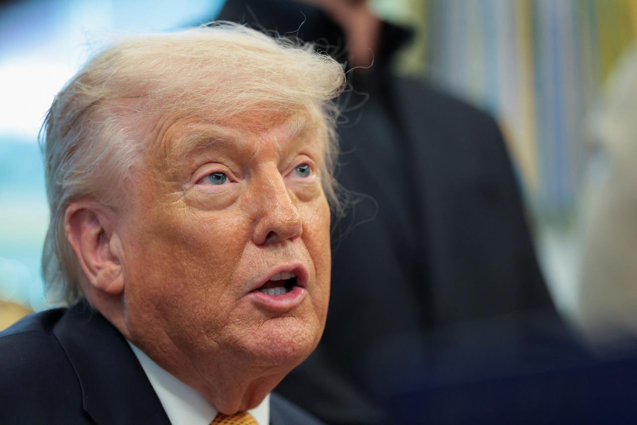 U.S. President Donald Trump holds an event with UFC fighters at the White House