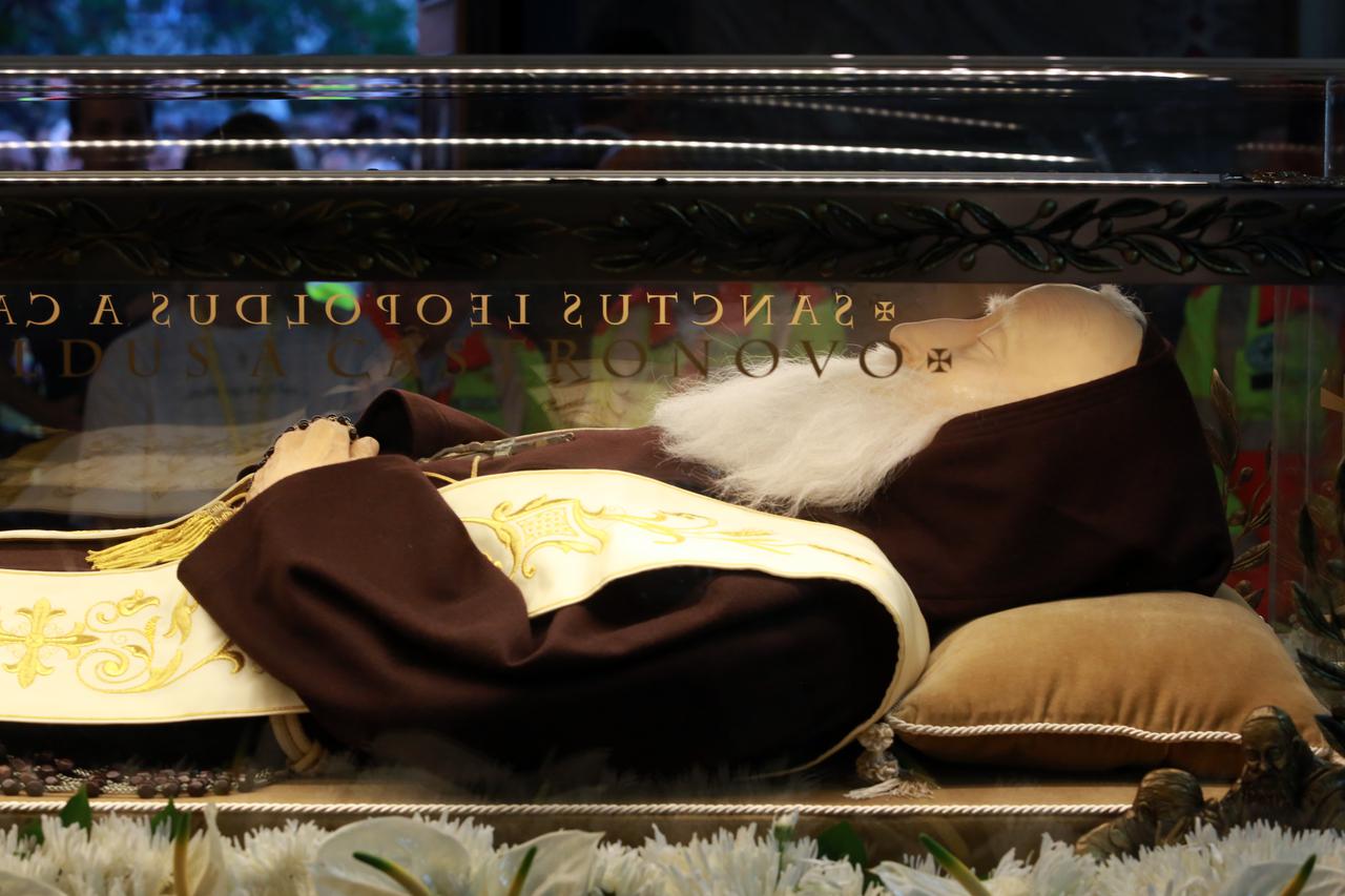 Relikvije tijela sv. Leopolda Bogdana Mandića stigle su Svetište Gospe od Pojišana