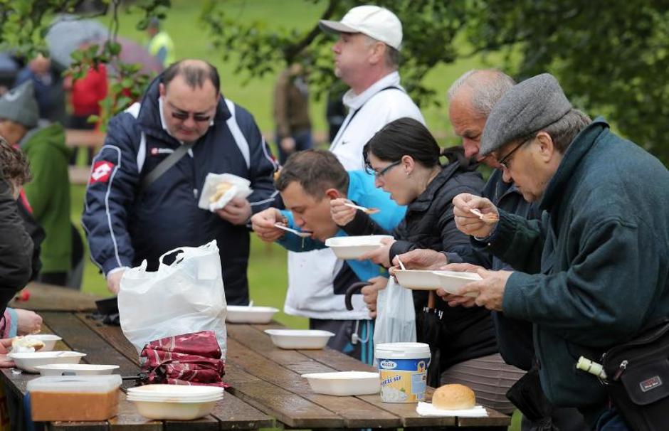 Proslava Međunarodnog praznika rada u parku Maksimir uz tradicionalnu podjelu graha