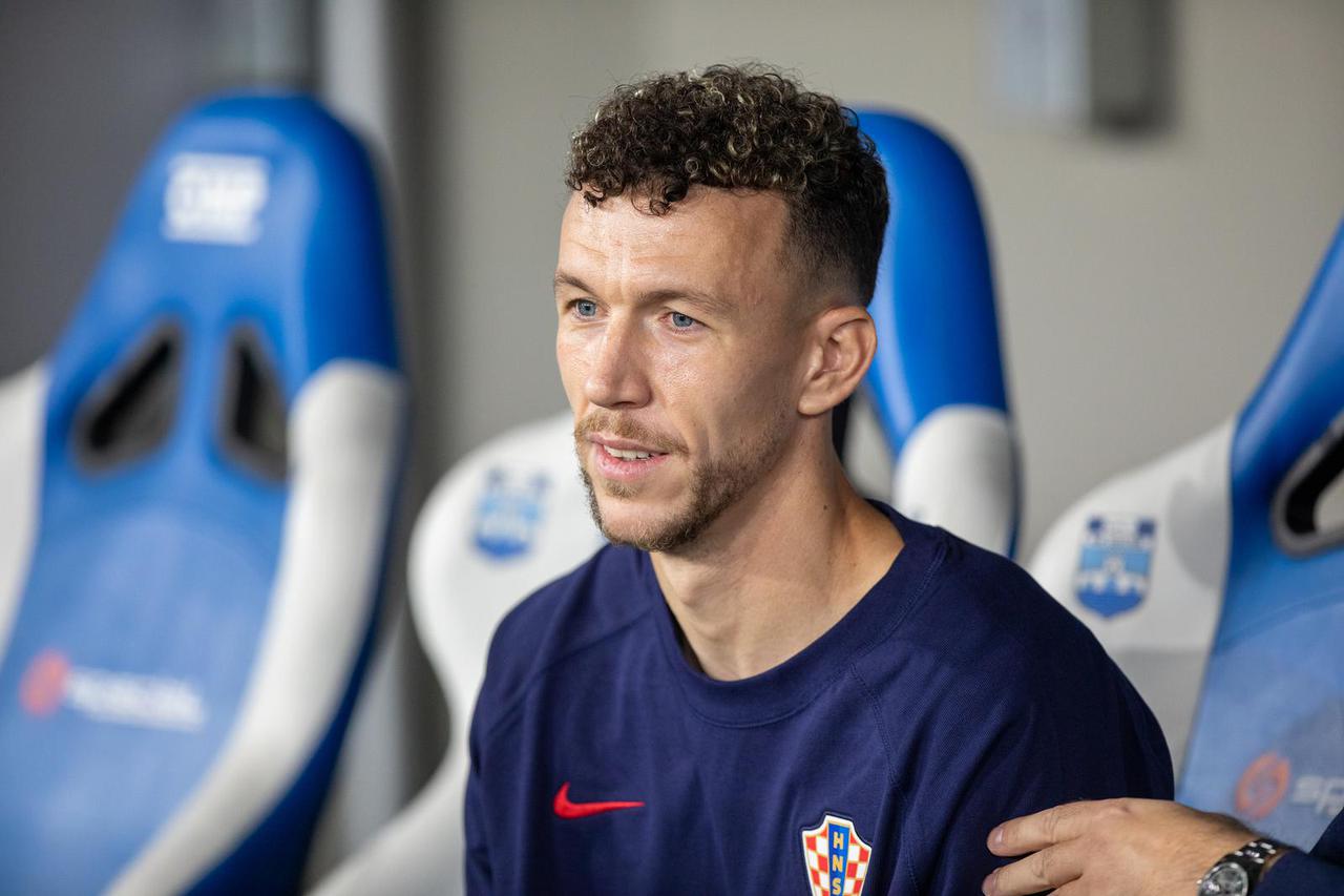 Osijek: Ivan Perišić na susretu Hrvatske i Turske u kvalifikacijama za EURO 2024.