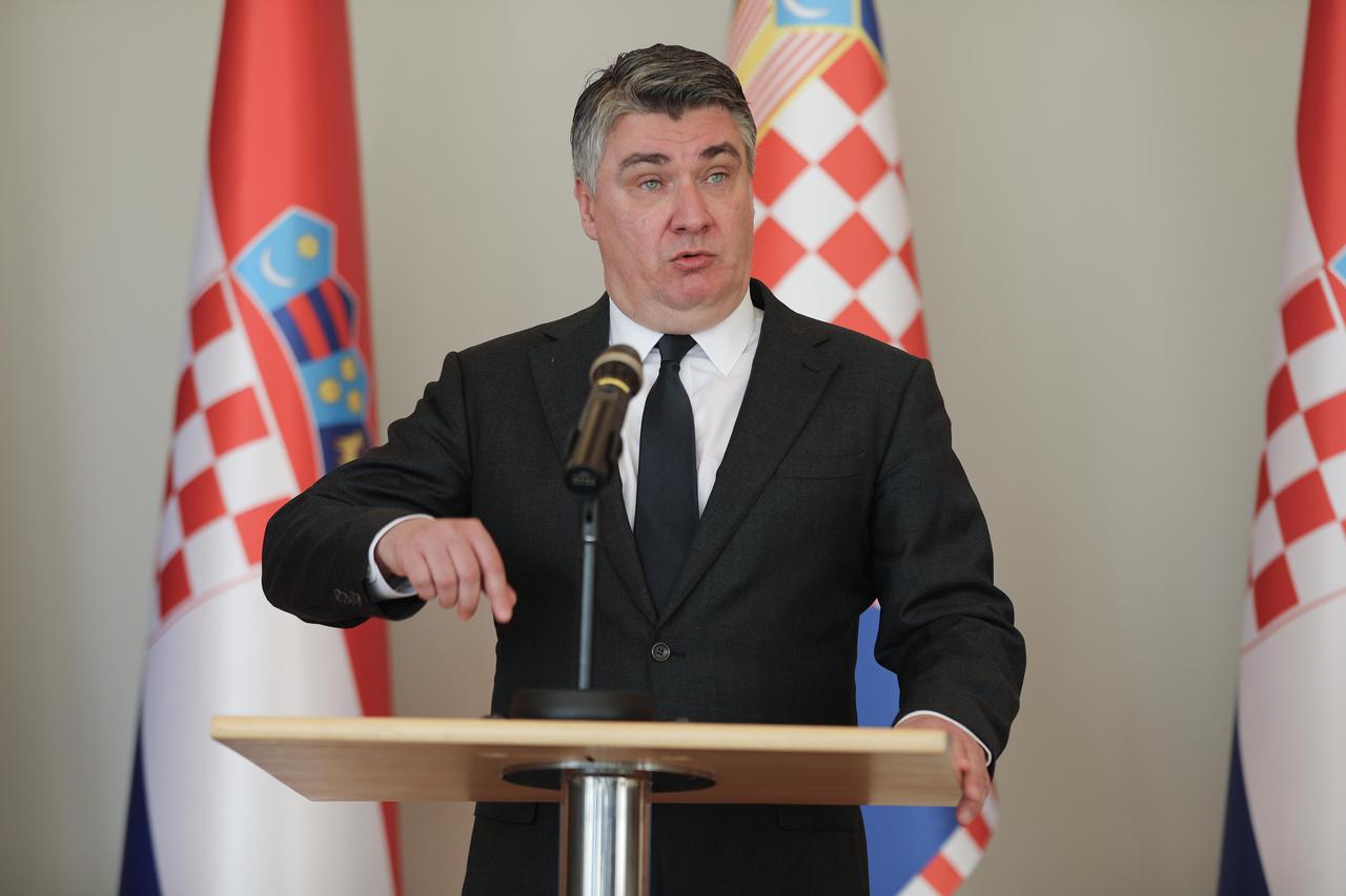 Zagreb: Predsjednik Zoran Milanović održao je konfereniju za medije