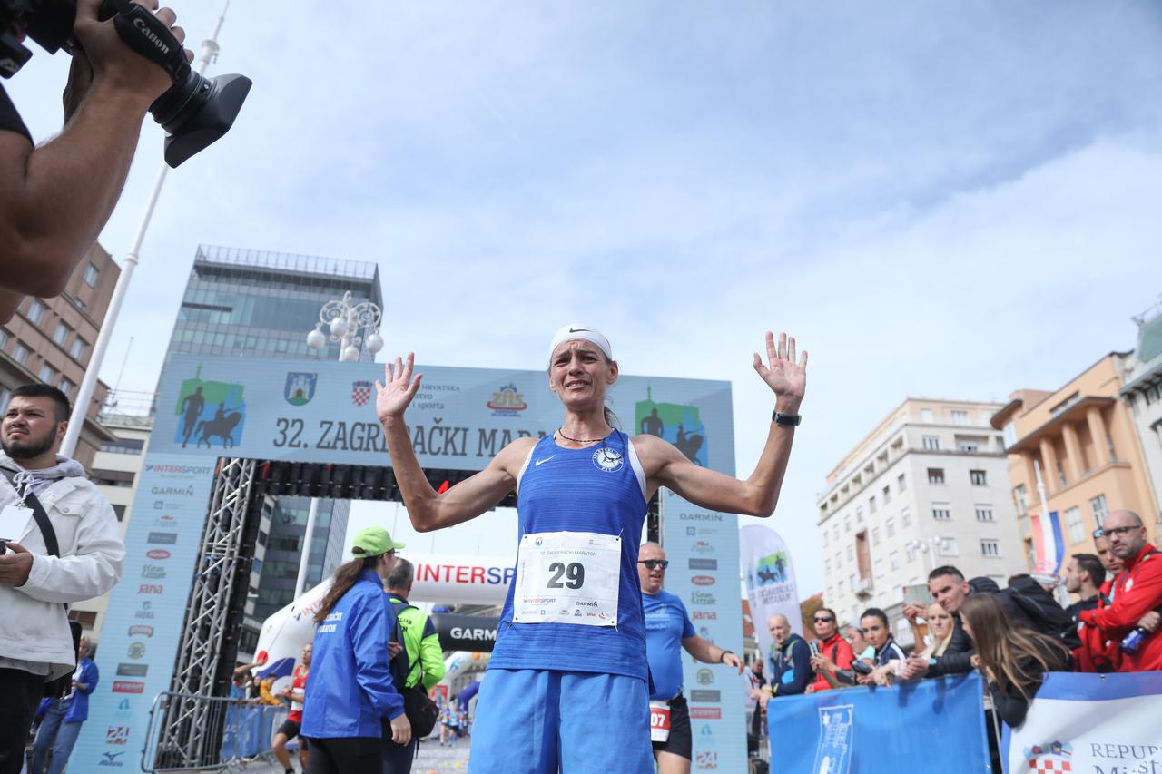 Cilj 32. Zagrebačkog maratona