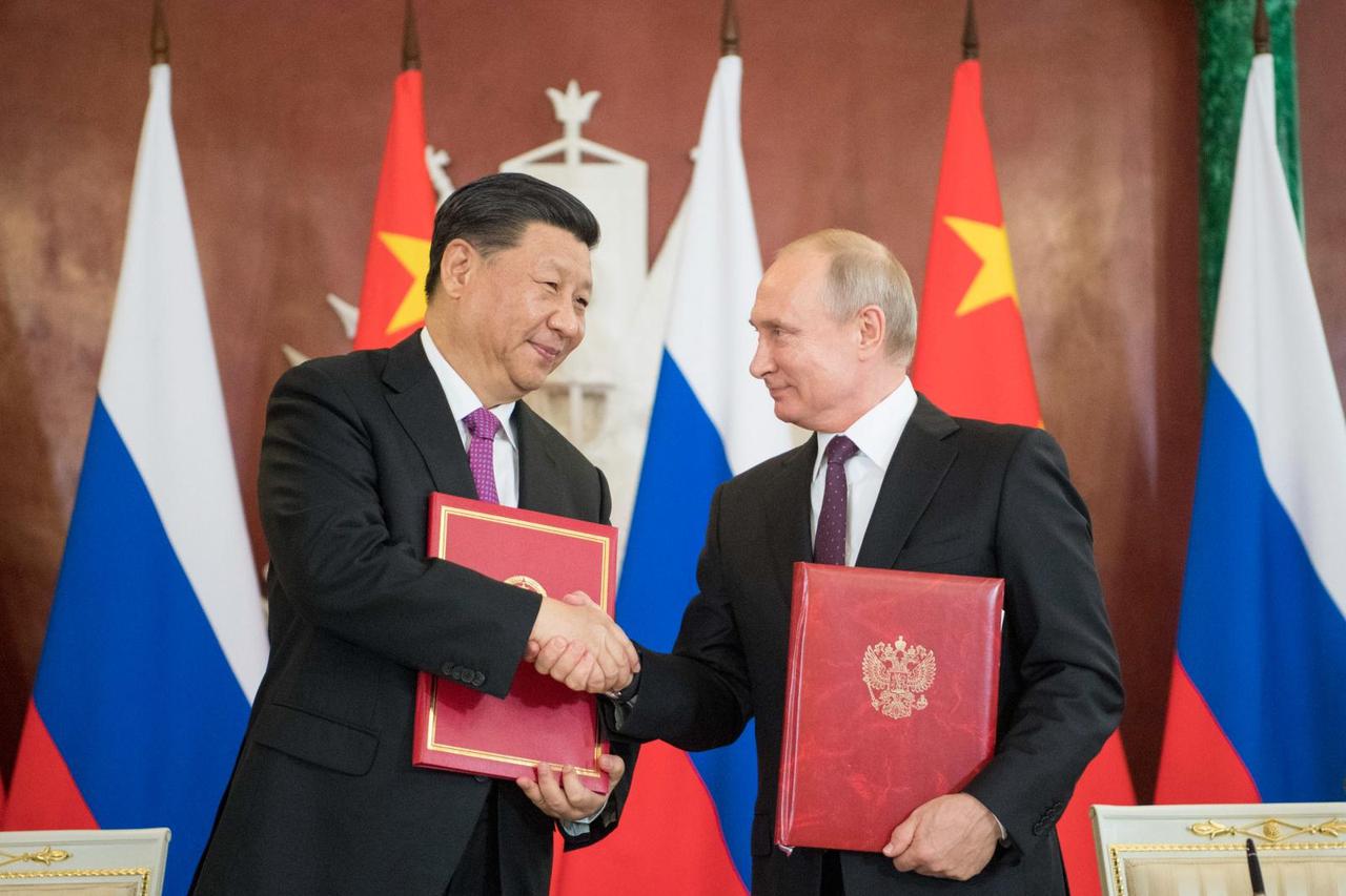 RUSSIA-MOSCOW-CHINA-XI JINPING-VLADIMIR PUTIN-TALKS