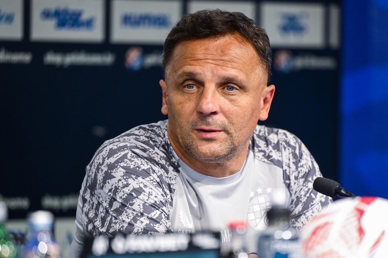 Zagreb: Konferencija za medije povodom utakmice 3. kola SuperSport HNL-a između Dinama i Rudeša