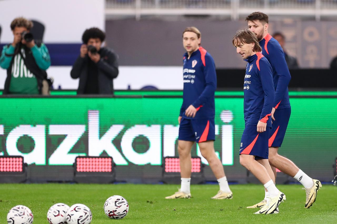 Kairo: Trening hrvatske nogometne reprezentacije