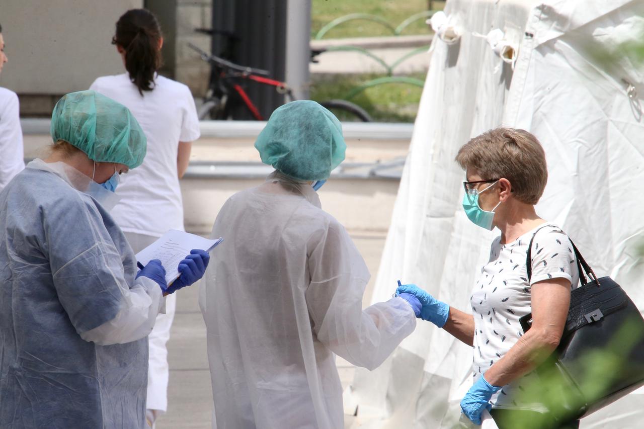 Split: Trijaža pacijenata izspred KB Firule