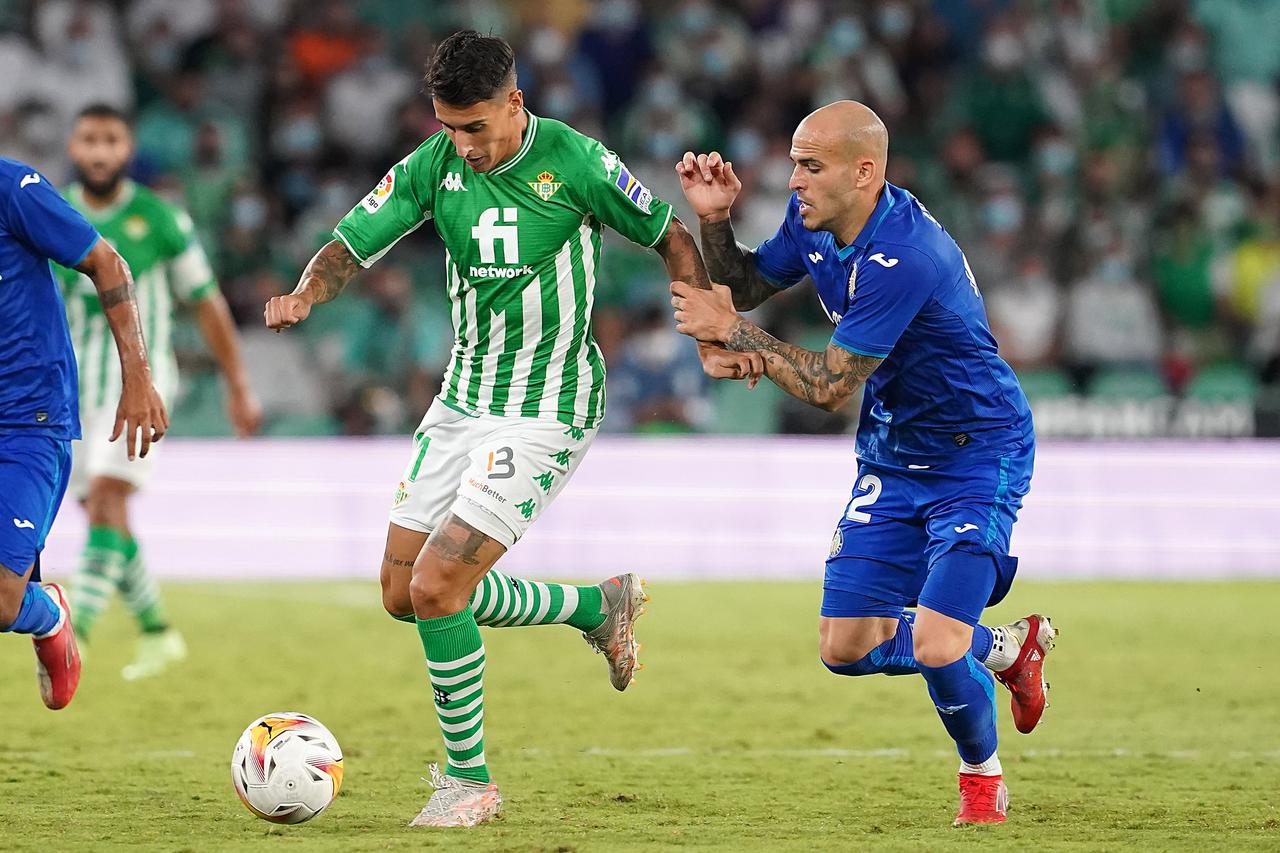 REAL BETIS BALOMPIE  v GETAFE CF. LA LIGA 2021/2022. ROUND 7.