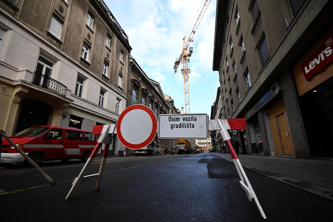 Zagreb: Zbog postavljanja dizalice zatvorena Gundulićeva ulica