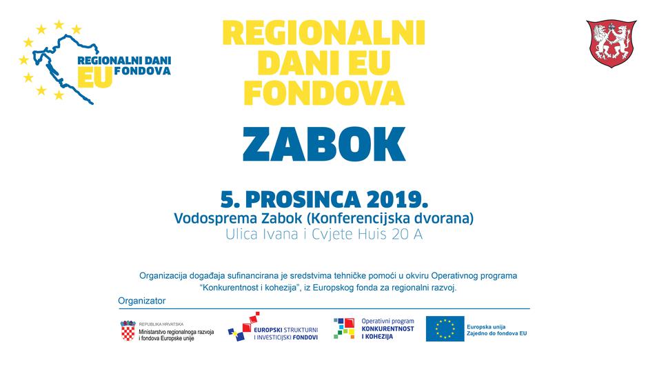 Regionalni dani EU fondova u Zaboku
