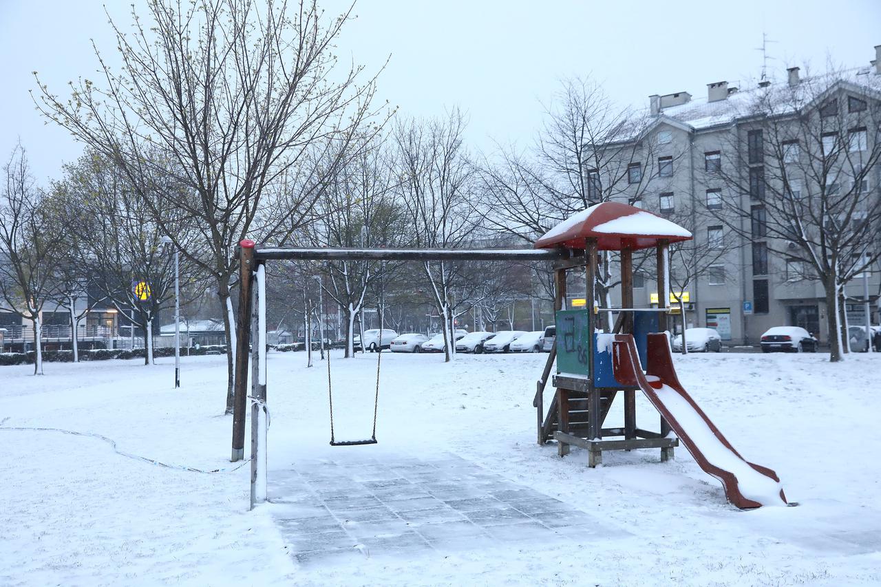 Snijeg u Zagrebu