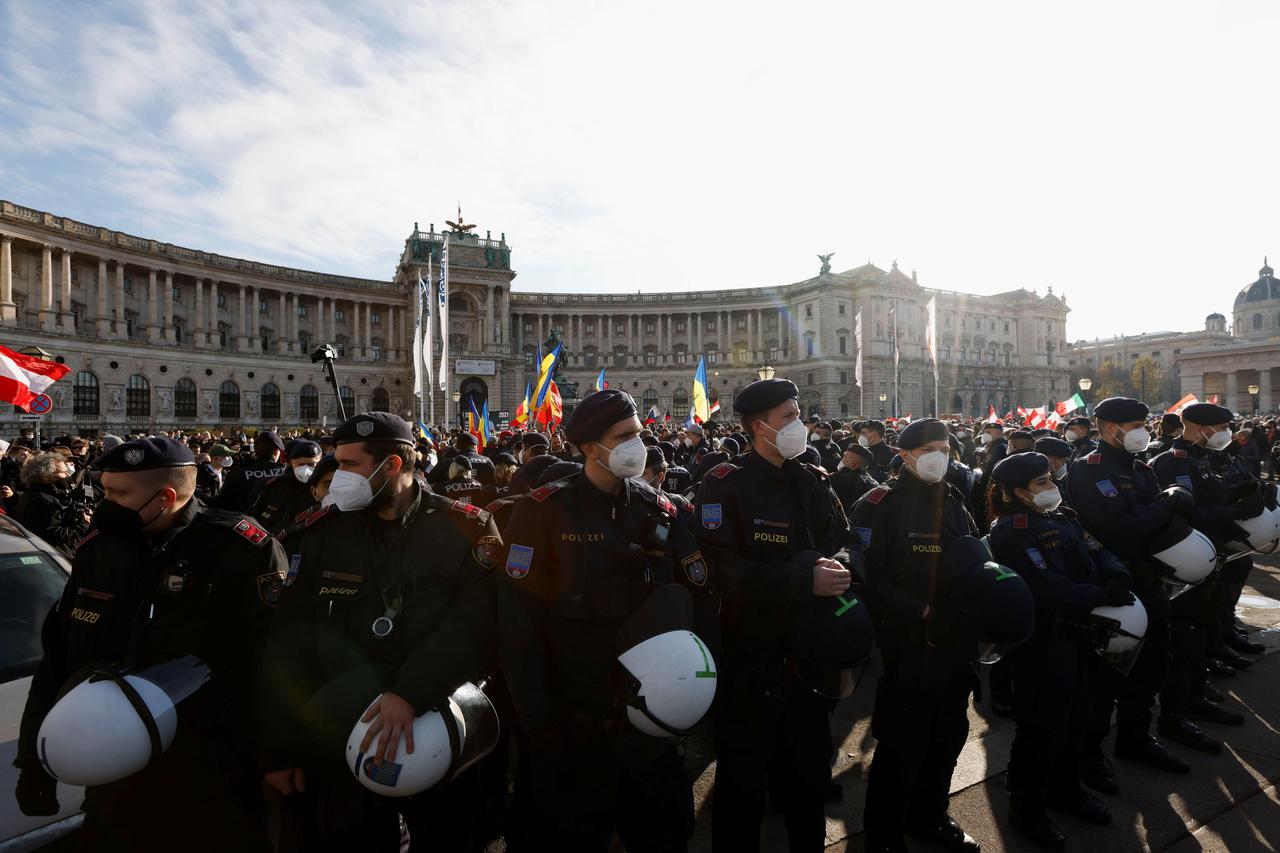 Protest against COVID-19 measures in Vienna