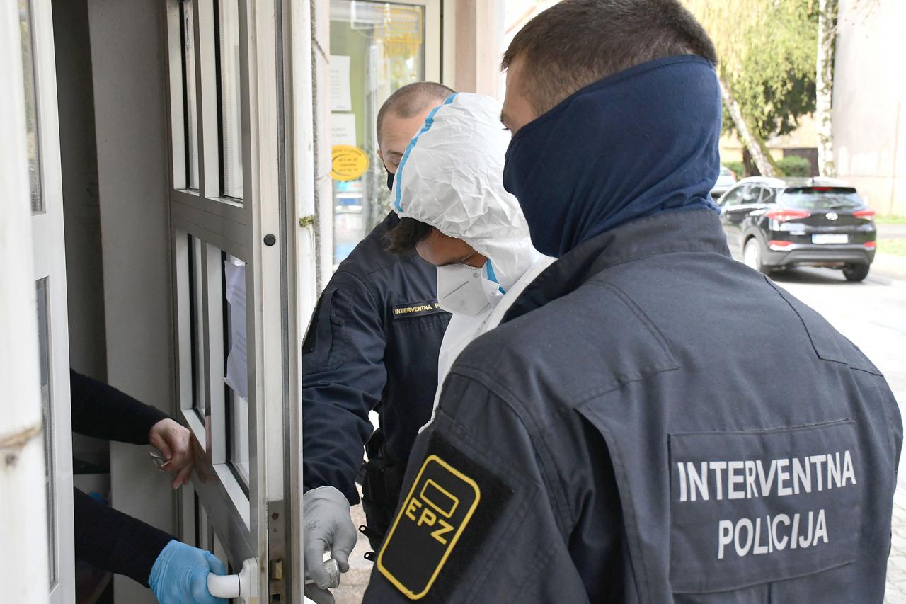 Slavonski Brod - Privođenje oca zlostavljane djevojčice na ispitivanje u DORH.