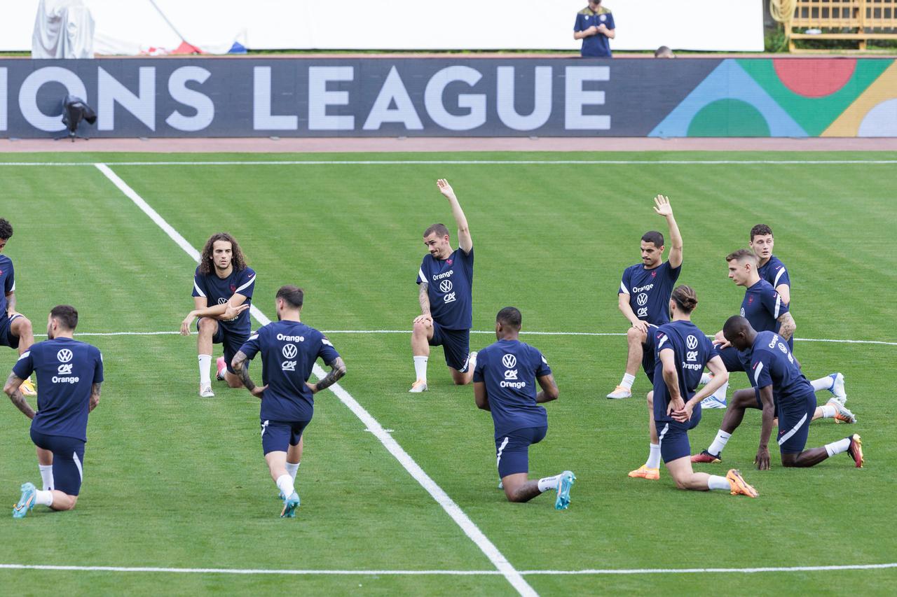 Split: Trening reprezentacije Francuske na Poljudu