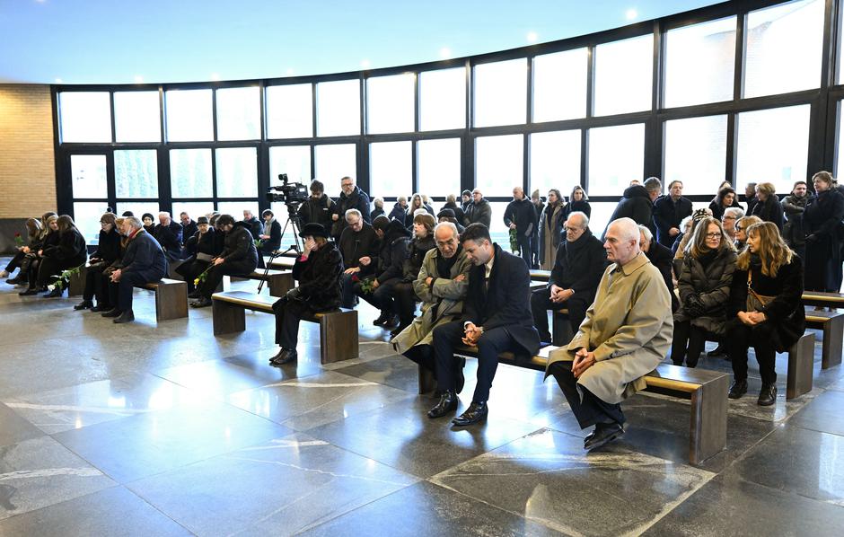 Sprovod Silvije Luks Kalogjera na Zagrebačkom krematoriju