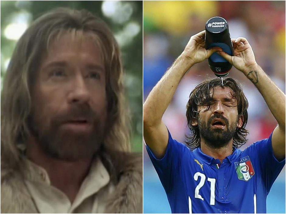 Chuck Norris i Andrea Pirlo