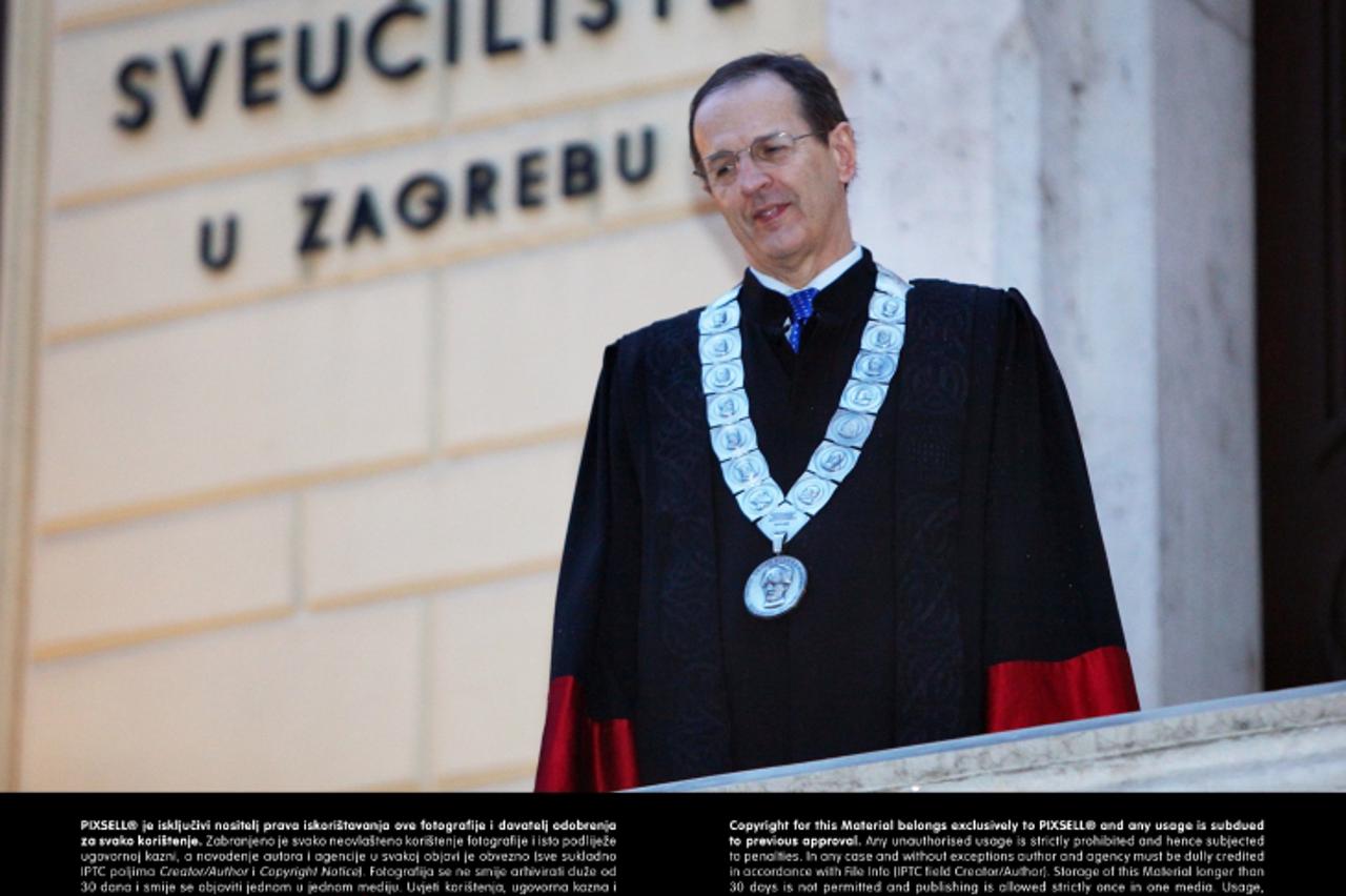 '29.11.2012., Zagreb - U sklopu Dana Rudarsko-geolosko-naftnog fakulteta, povorka studenata rudarskog fakulteta u rudarskim odorama koracala je zagrebackim ulicama od fakulteta do Zagrebackog sveucili