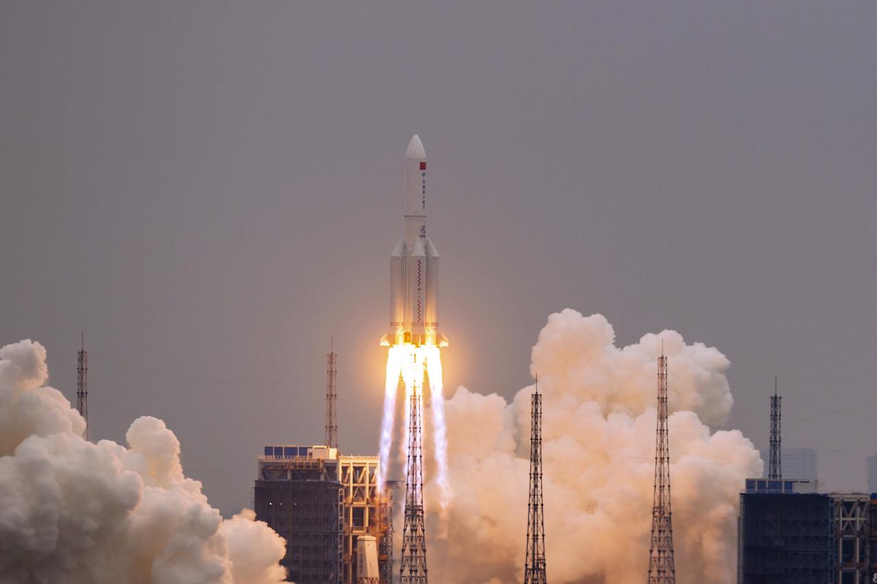 (EyesonSci)CHINA-HAINAN-WENCHANG-SPACE STATION-CORE MODULE-LAUNCH (CN)