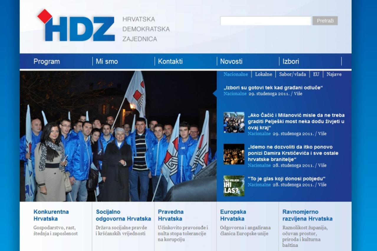 internetska stranica hdz.hr