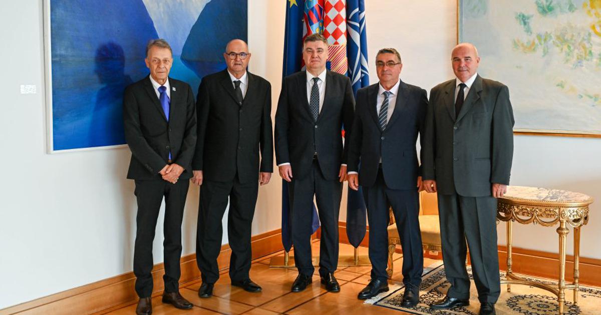 Milanović primio izaslanstvo Sinjskog pučkog kazališta u povodu 70. obljetnice