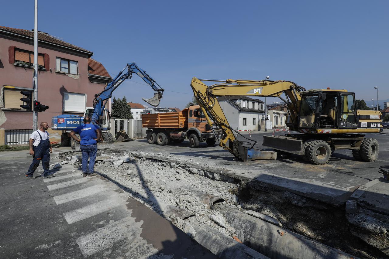 Zagreb: Radovi na obnovi komunalne infrastrukture u Selskoj