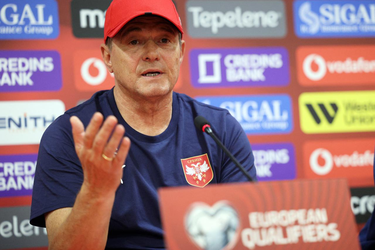 World Cup - European Qualifiers -  Serbia Press Conference