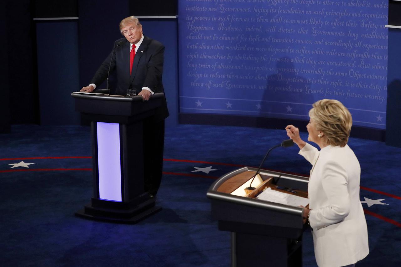 trump, hillary, debata