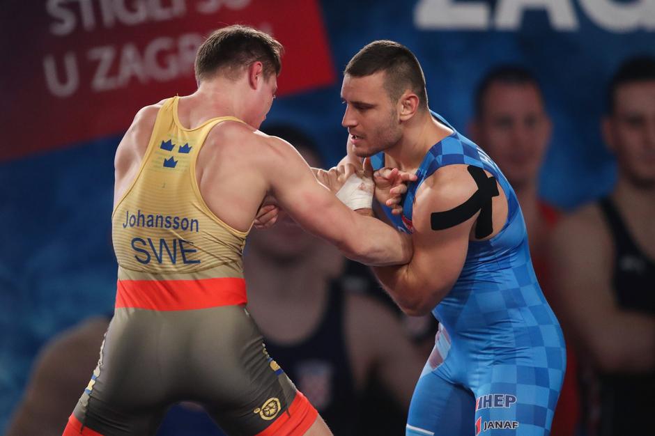 Zagreb: Međunarodni UWW turnir Grand Prix Zagreb Open, 87kg, Huklek - Johansson