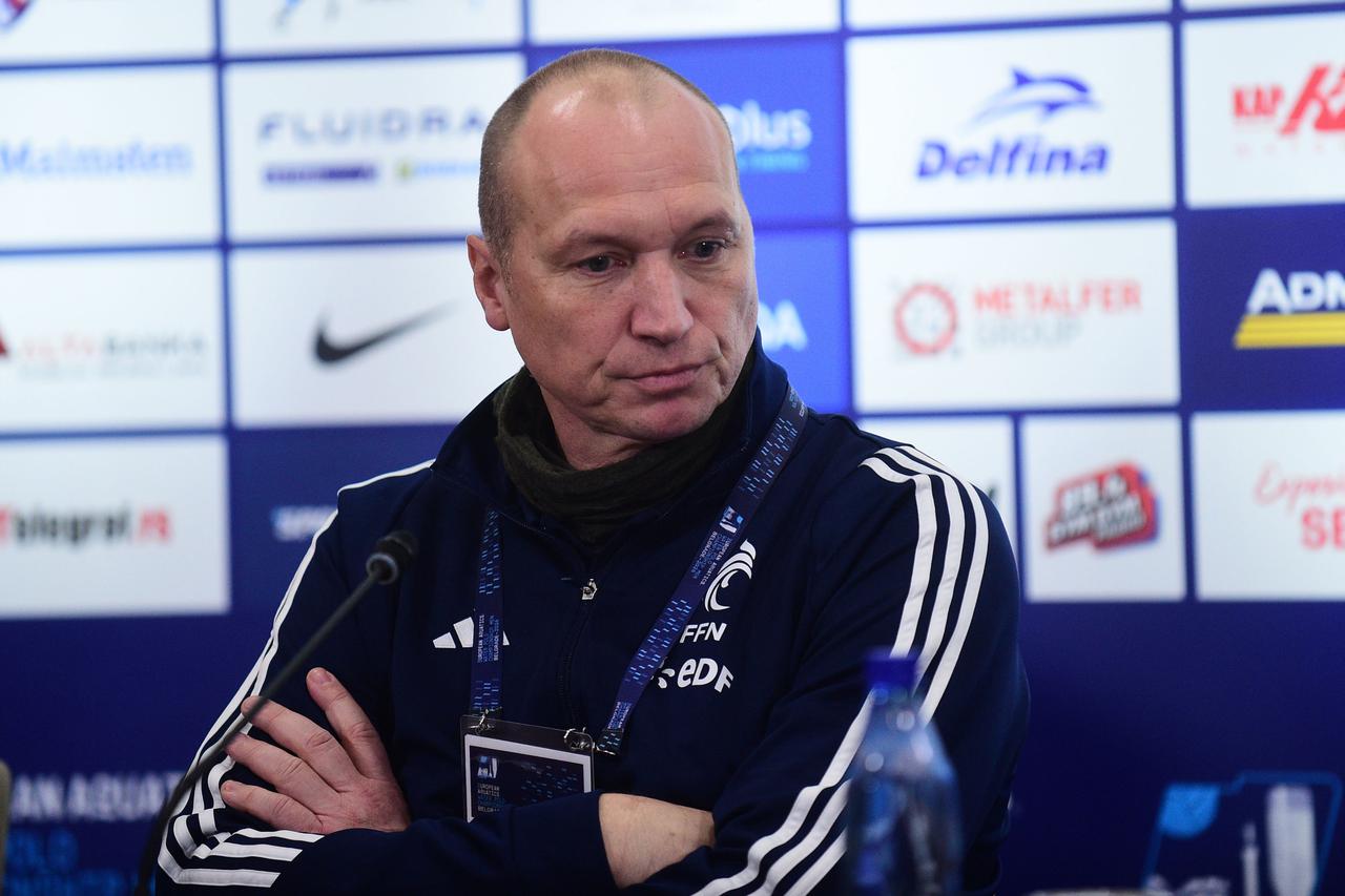 Beograd: Kobeščak na konferenciji za medije uoči početka 37. Europskog vaterpolo prvenstva