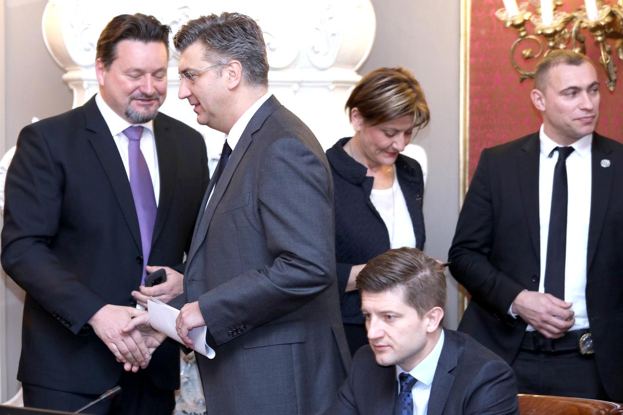 Andrej Plenković i Lovro Kuščević